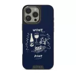 Wine & Dine - iPhone 16 Pro Max Case, Elite Dark (MagSafe) / Gunmetal