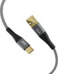 &bdquo;EFB USB-A į USB-C laidų rinkinys, 60 W, QC 3 A, 2 x 3 m, pilkos spalvos&ldquo;