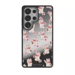 Maneki Neko - Samsung Galaxy S25 Ultra Case, Elite Mirror Dark (Magnetic) / Silver