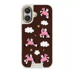 Cloud Hopping - iPhone 16 Plus Case, Elite Light (MagSafe) / Gold
