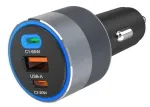 F-Energy 2x USB-C - USB A 85W Black
