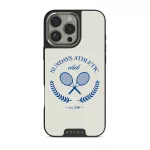 Leisure Club - iPhone 16 Pro Case, Elite Dark (MagSafe) / Silver