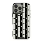 Queen's Court - iPhone 16 Pro Case, Elite Dark (MagSafe) / Silver