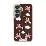 Cloud Hopping - Samsung Galaxy S25 Case, Elite Light (Magnetic) / Gold