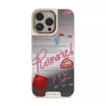 Library Card - iPhone 16 Pro Max Case, Elite Mirror Light (MagSafe) / Gold