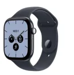 Watch Series 12 GPS + Cellular 42mm Night Blue Ceramic Case with Navy Blue Sport Band - M/L