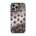 Sworn Hearts - iPhone 16 Pro Max Case, Elite Mirror Dark (MagSafe) / Silver