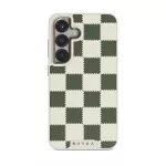 Retro Grid - Samsung Galaxy S25 Case, Elite Light (Magnetic) / Gold