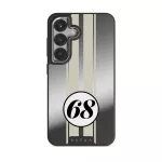 Classic Racing - Samsung Galaxy S25 Case, Elite Mirror Dark (Magnetic) / Silver