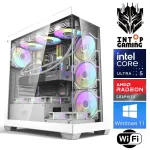 INTOP Ultra 5 250KF Plus 32GB DDR5 1TB SSD M.2 NVME RX9060XT 16GB WiFi WIN11