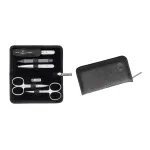 Zwilling Twinox Manicure Set &ndash; Black Leather Case, 5 Pieces - Black