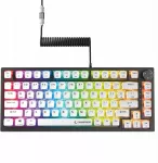 &bdquo;Rampage Zenith Pro&ldquo; 8000 Hz laidinė magnetinė-mechaninė ap&scaron;viesta juoda žaidimų klaviatūra