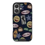 Open Late - iPhone 16 Case, Elite Dark (MagSafe) / Silver