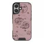 Capricorn - iPhone 16 Case, Elite Dark (MagSafe) / Silver / Pink