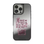 Read Me - iPhone 16 Pro Max Case, Elite Mirror Dark (MagSafe) / Silver
