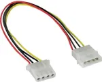 &bdquo;InLine Molex&ldquo; &ndash; &bdquo;Molex&ldquo;, 1 m, įvairių spalvų (29650D)