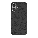Black Rock - iPhone 16 Case, Elite Dark (MagSafe) / Silver