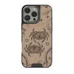Cancer - iPhone 16 Pro Max Case, Elite Dark (MagSafe) / Silver / Beige