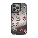 Rocking Around - iPhone 16 Pro Max Case, Elite Mirror Dark (MagSafe) / Silver