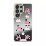 Cloud Hopping - Samsung Galaxy S25 Ultra Case, Elite Mirror Light (Magnetic) / Gold