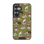 Curious Cat - Samsung Galaxy S25 Plus Case, Elite Dark (Magnetic) / Gunmetal