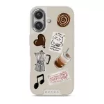 Oat Milk Please - iPhone 16 Case, Elite Light (MagSafe) / Silver