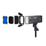 &bdquo;Godox&ldquo; &bdquo;Barndoor&ldquo; rinkinys, skirtas &bdquo;AD200ProII Speedlite&ldquo; blykstės galvutei