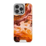 Pumpkin Spice - Orange iPhone 16 Pro Max Case, Elite Light (MagSafe) / Silver