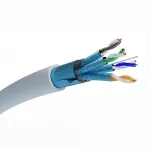 &bdquo;Extralink&ldquo; CAT6A FFTP (F/FTP) vidinis | Susuktų laidų tinklo kabelis | 50 m