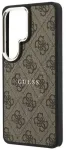 PU Leather 4G Gold Frame Magnetic Case Galaxy S26 Ultra Brown