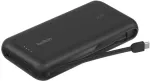 &bdquo;Belkin BoostCharge&ldquo; i&scaron;orinis akumuliatorius su USB-C kabeliu, 20000 mAh, juodos spalvos