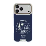 Wine & Dine - iPhone 17 Pro Max Case, Elite Light (MagSafe) / Gold