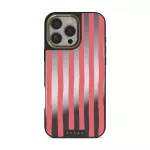 Pomegranate - iPhone 16 Pro Max Case, Elite Mirror Dark (MagSafe) / Gold