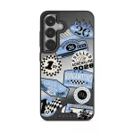 Finish Line - Samsung Galaxy S25 Case, Elite Mirror Dark (Magnetic) / Gunmetal