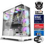 INTOP AQUA Ultra 5 250KF Plus 16GB DDR5 1TB SSD M.2 NVME RX9060XT 16GB WiFi no-OS