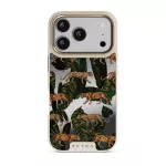 Morning Commute - Designer iPhone 17 Pro Case, Elite Mirror Light (MagSafe) / Gold