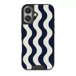 Out of Line - iPhone 16 Case, Elite Dark (MagSafe) / Silver