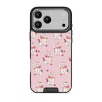Maneki Neko - iPhone 17 Pro Max Case, Elite Dark (MagSafe) / Silver