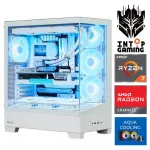 INTOP AQUA Ryzen 7 8700F 64GB DDR5 1TB SSD M.2 NVME+2TB RX9060XT 16GB no-OS