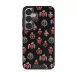 Sworn Hearts - Samsung Galaxy S25 Case, Elite Dark (Magnetic) / Silver