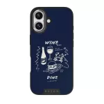 Wine & Dine - iPhone 17 Case, Elite Dark (MagSafe) / Gunmetal