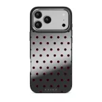 Red Velvet - iPhone 17 Pro Max Case, Elite Mirror Dark (MagSafe) / Silver