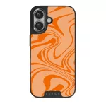 High Vibrations - Color Swirl iPhone 16 Case, Elite Dark (MagSafe) / Gunmetal