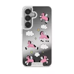 Cloud Hopping - Samsung Galaxy S25 Plus Case, Elite Mirror Light (Magnetic) / Silver