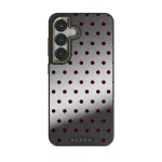 Red Velvet - Samsung Galaxy S25 Plus Case, Elite Mirror Dark (Magnetic) / Gold
