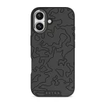 Black Rock - iPhone 17 Case, Elite Dark (MagSafe) / Silver