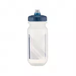Bottle LIV PourFast DoubleSpring 600ml, transparent/dark blue