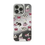 Curious Cat - iPhone 16 Pro Case, Elite Mirror Light (MagSafe) / Silver