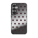 Aqua Mocha - Samsung Galaxy S25 Plus Case, Elite Mirror Dark (Magnetic) / Silver