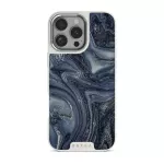 Navy Trench - Blue iPhone 16 Pro Case, Elite Light (MagSafe) / Silver